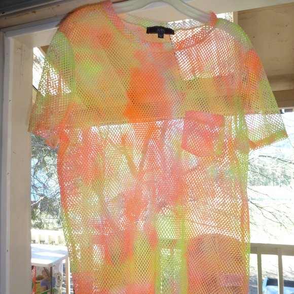 VIBE SWIM COVER nettled TOP, Tie DYE Sz Xl - Picture 2 of 7